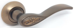 Ручка дверная KEDR R10-1313 MACC (кофе)